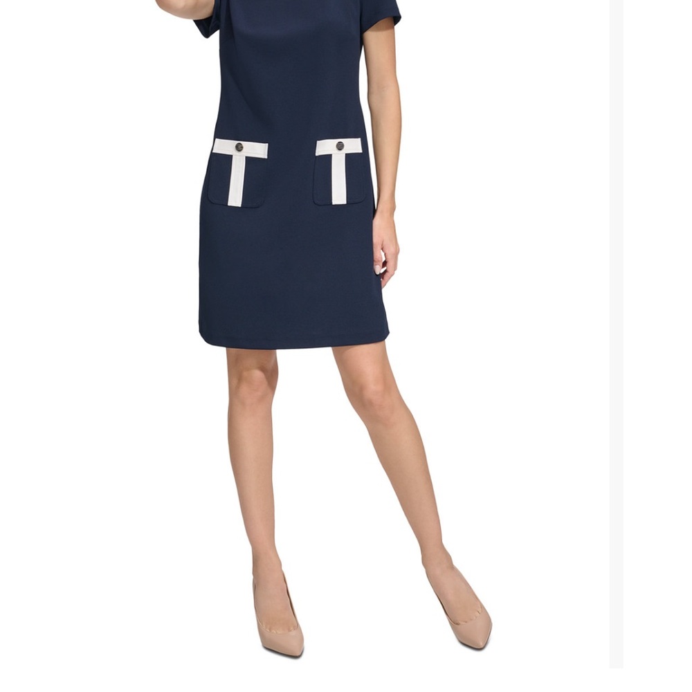 ⭐️FLASH SALE⭐️ 
Ralph Lauren Navy Mini Dress with White Details